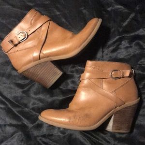 Brown booties